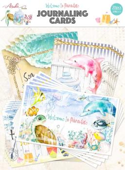 Asuka Studio Journaling Cards Welcome to Paradise