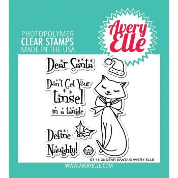 Avery Elle Clear Stamp Set Dear Santa #AE1636