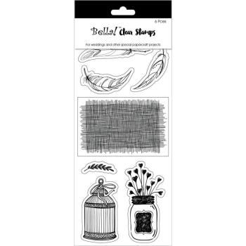 Ruby Rock-It Clear Stamps Raw & Rustic #RRS97