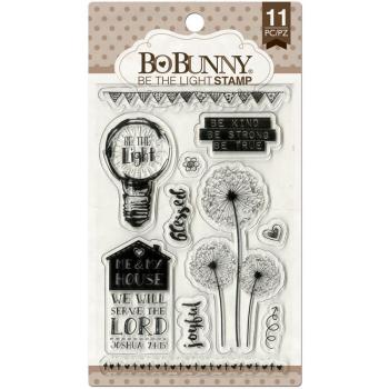 Bo Bunny Essentials Stamps Be The Light #5026
