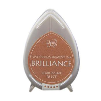 Brilliance Dew Drop Pigment Ink Pearlescent Rust #061