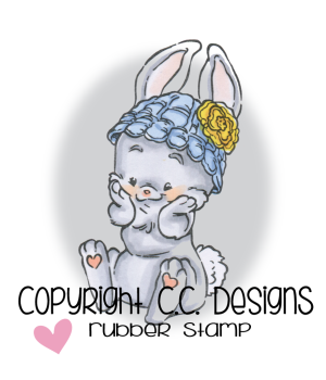 C.C.Designs Clear Stamp Rustic Sugar Sweet Bunny #RS18
