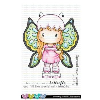 C.C Designs Stamp Butterfly Swissie #0201