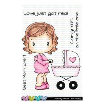 C.C Designs Stamp Mommy Swissie #0202