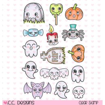 C.C Designs Stamps Set Ok! Halloween Things