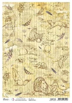 Ciao Bella A4 Rice Paper Aesop's Fables #192