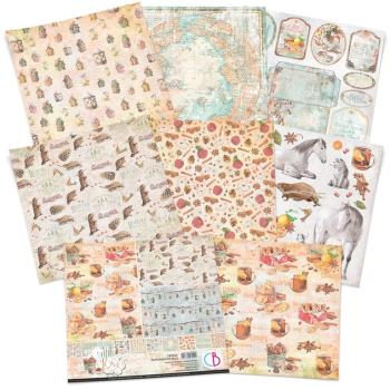 Ciao Bella 12x12 Patterns Pad The Gift of Love #CBT047