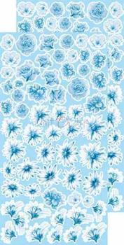 Craft O Clock Basic Flowers Set 9 Blue