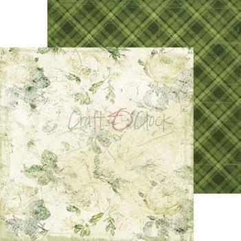 Craft O Clock 6x6 Paper Pad Basic Green Mood #01