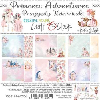 Craft O Clock 6x6 Paper Pad Princess Adventures