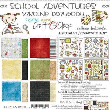 Craft O Clock 8x8 Special SET School Adventures