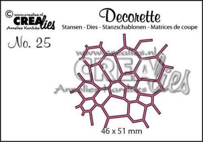 CREAlies Decorette Stanzschlablone No.25 Mozaik #CLDR25