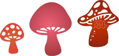 Cheery Lynn Designs Dies Faerie Mushrooms (Pilze)