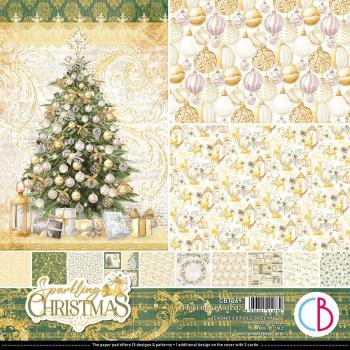 Ciao Bella 12x12 Patterns Pad Sparkling Christmas CBPT069