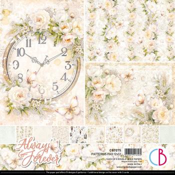 Ciao Bella Always & Forever 12x12 Patterns Pad CBPT075