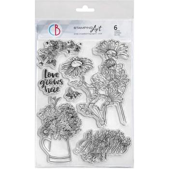 Ciao Bella Clear Stamp Flowers Fairy PS8081