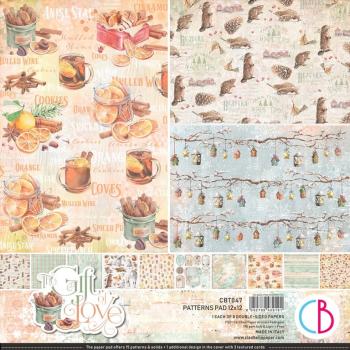 Ciao Bella 12x12 Patterns Pad The Gift of Love #CBT047