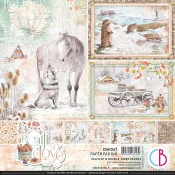 Ciao Bella 8x8 Paper Pad The Gift of Love #CBH047