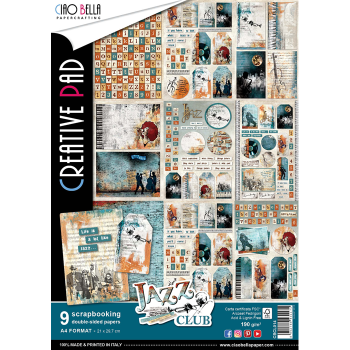 Ciao Bella Scrapbooking Creative Pad Jazz Club #CBCL014