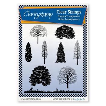 Claritystamp Clear Stamp Winter Trees #10070