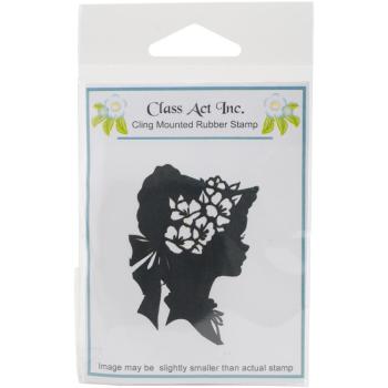 Class Act Inc. Cling Stamp Girl Bonnet
