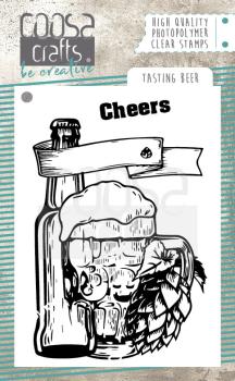 Coosa Crafts Clearstamps Tasting Beer  #062