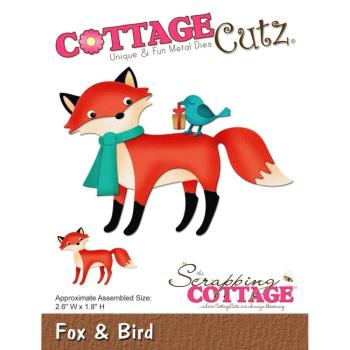 CottageCutz Die Fox & Bird