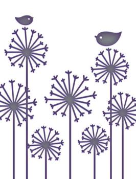 Couture Creations Embossing Folder Persuasion Blooms #723299