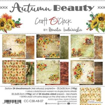 Craft O Clock 8x8 Paper Pad Autumn Beauty