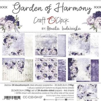 Craft O Clock 8x8 Paper Pad Garden of Harmony