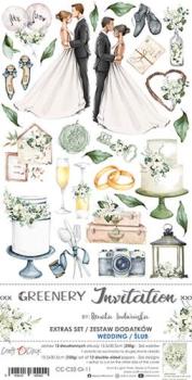 Craft O Clock Extras to Cut Wedding Greenery Invitation