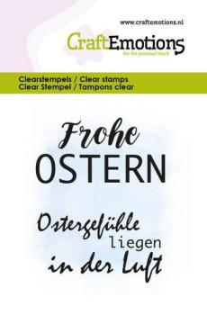 CraftEmotions Clear Stamp Frohe Ostern #5008