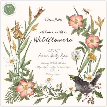 Craft Consortium 12x12 Premium Paper Pad Wildflowers #18