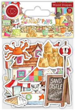 Craft Consortium Wood Shapes Sandy Paws