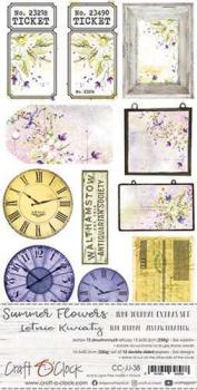 Craft O Clock Mixed Media Kit Summer Flowers