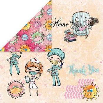 Craft& You 12x12 Inch Paper Pad Stay at Home
