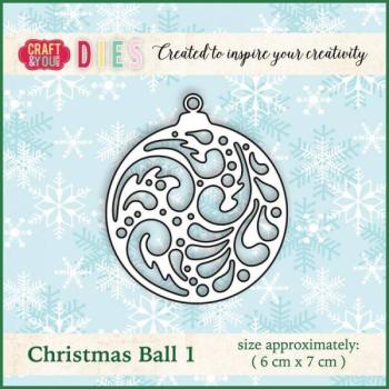 Craft & You Design Die Christmas Ball #CW010