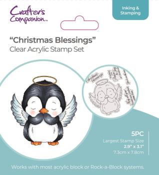 Crafters Companions Clear Stamp Christmas Blessing