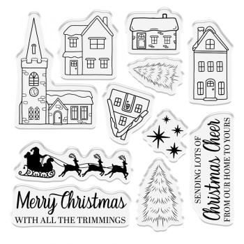 Crafters Companions Clear Stamp Set Alpine Village