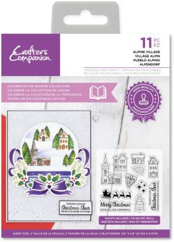 Crafters Companions Clear Stamp Set Alpine Village