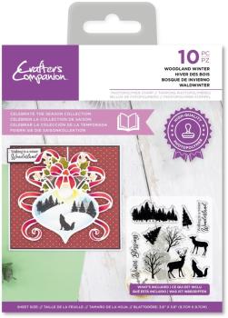 Crafters Companions Clear Stamp Set Woodland Winter