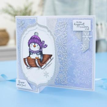 Crafters Companions Clear Stamp Snow What Fun!