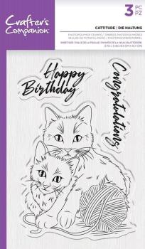 Crafters Companion Clear Stamp Cattitude