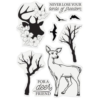 Crafters Companions Clear Stamp Deer Friend