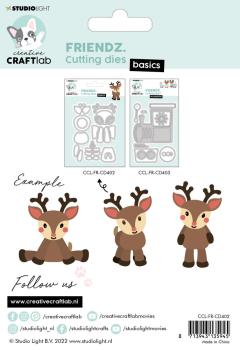 Craftlab Friendz Cutting Dies Reindeer Rudi Basics #402