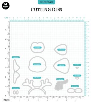 Craftlab Friendz Cutting Dies Penguin Elvis #CD430
