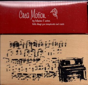 CreaMotion Wood Stamp Music