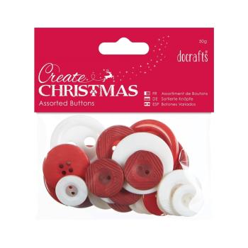 SALE Assorted Buttons Nordic Christmas PMA354397