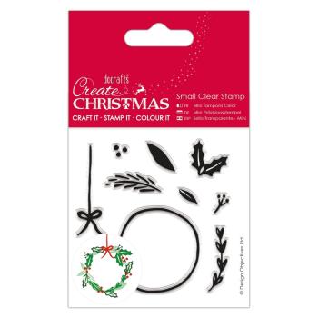 Create Christmas Clear Stamp Build Your Own Wreath #PMA907258