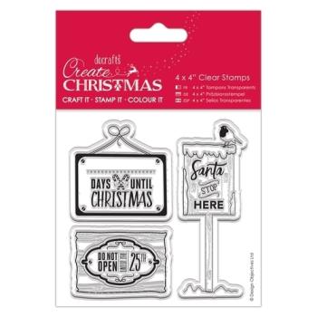 Create Christmas Clear Stamp Christmas Signs #PMA 907241
